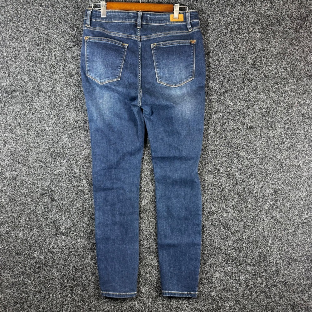 Judy Blue Skinny Fit Front Seam Jeans Medium Wash Denim JB8863 Size 11 30 - Picture 2 of 7